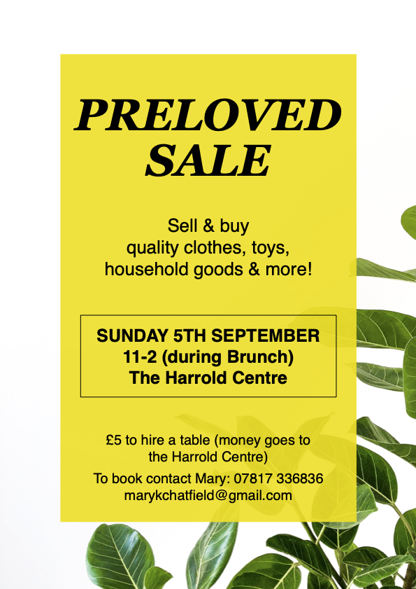 Preloved Sale Harrold Centre