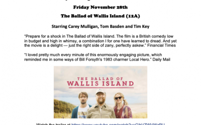 The Ballad of Wallis Island – 28th November