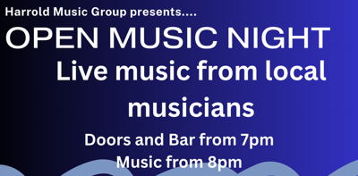 Harrold Open Music Night – 27th March 2026