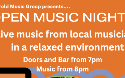 Harrold Open Music Night – 25th September 2026