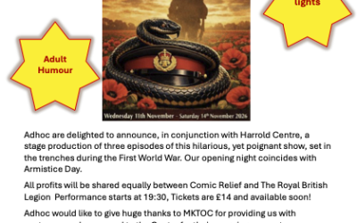 Adhoc – Blackadder Goes Forth – 14th November 2026
